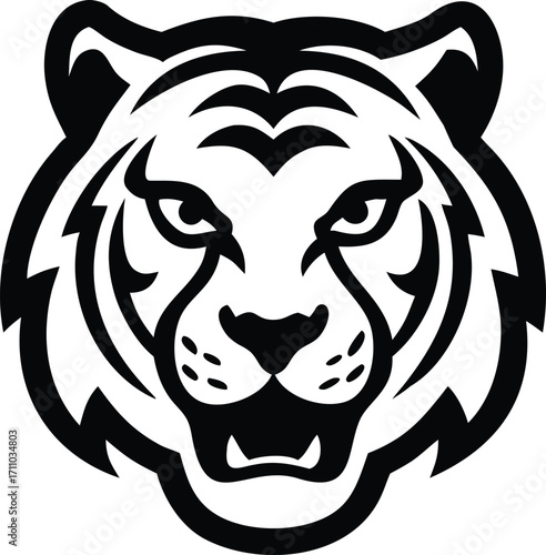 Tiger face vector