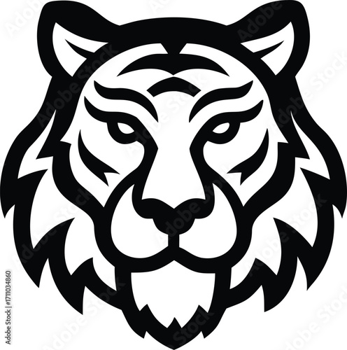 Tiger face vector