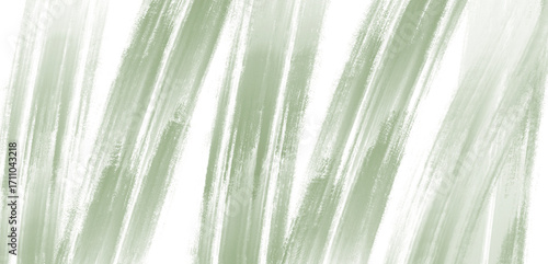 Abstract background with green brush strokes