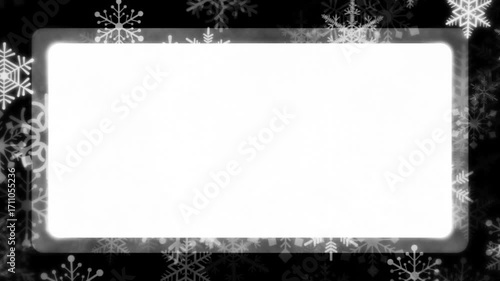 snowflake Looping frame material