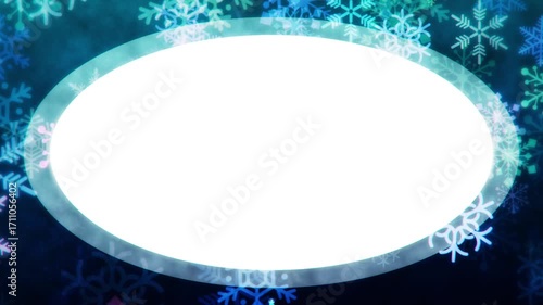 snowflake Looping frame material