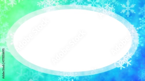 snowflake Looping frame material