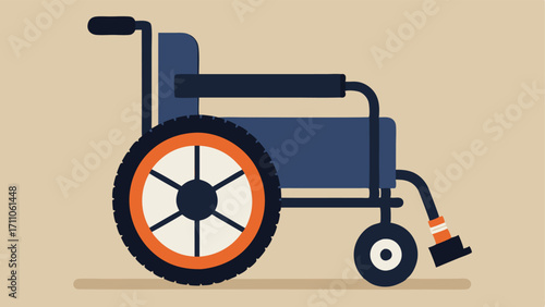 AdventureReady Wheelchair A robust design with wide rugged tires a sy frame and compartments for outdoor gear perfect for those who love exploring rough terrain.