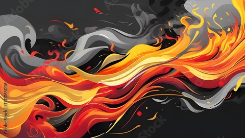 abstract fire background