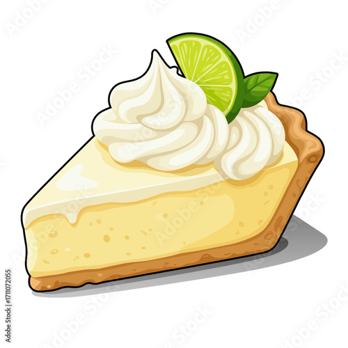 Pie Key Lime Slice