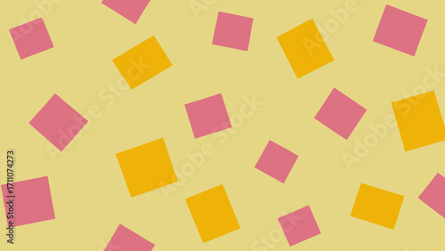 A vibrant seamless pattern of colorful sticky notes on a page, perfect for a cheerful office reminder or design background