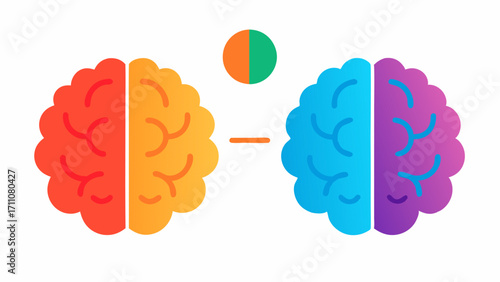 Before and After Comparison Two sidebyside brains one greyed out before therapy and one vibrant and colorful after therapy demonstrating cognitive improvements.