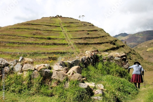 Sondor Archaeological Complex, Inca ruins built upon the former Chanka Culture capital in the Peruvian Andes, Andahuaylas, Peru