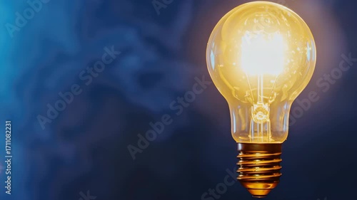 The concept of a bright idea or brilliant inspiration, often symbolized by the metaphor of an electric bulb.