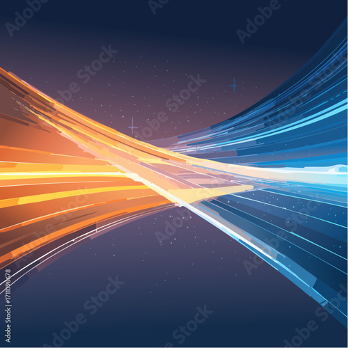 Energetische Lichtbahnen