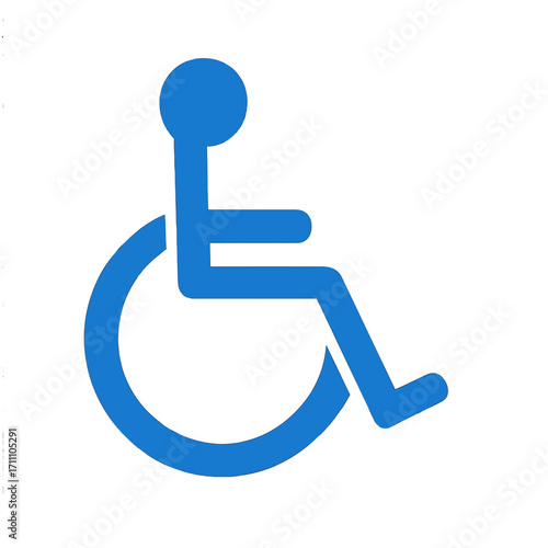 Icon symbolizing the handicap parking sign