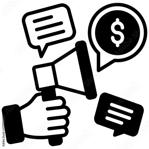 Cause Marketing mixed icon