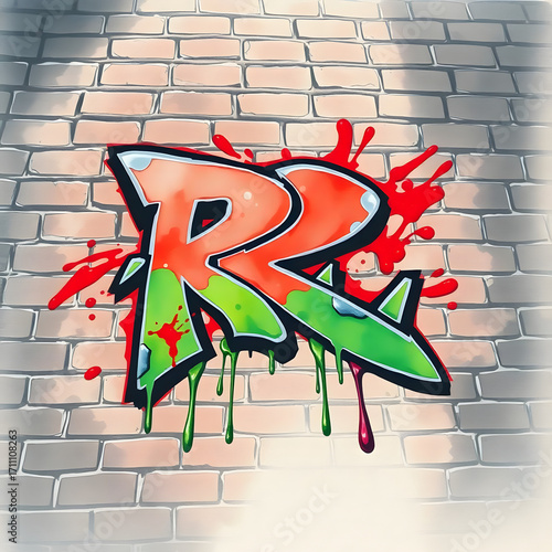 graffiti on wall