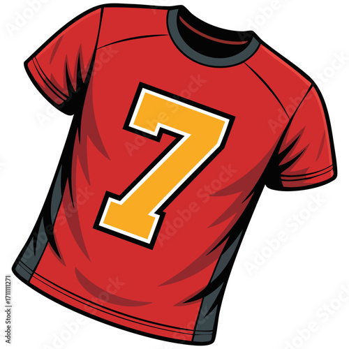 Soccer shirt icon flat vector illustration isolated on white background suitable for sports advertising soccer fashion visuals and design templates