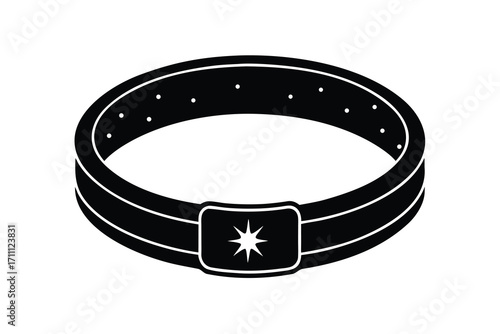 bracelet silhouette vector icon