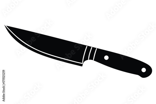 craft knife silhouette vector icon
