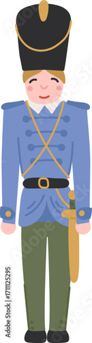 Fairy Tale Soldier in Traditional Uniform
