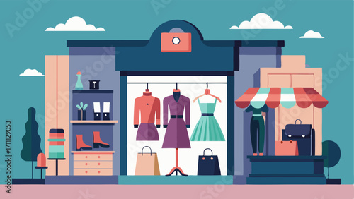 An upscale department store featuring designer clothing and accessories.