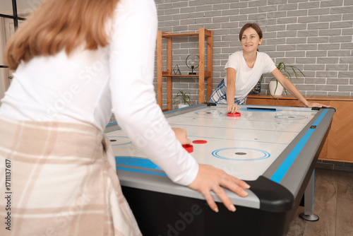 Young woman with her friend...
