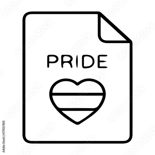 Pride Declaration Icon