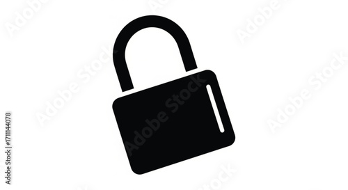 A black padlock icon represents security and privacy against a white background.