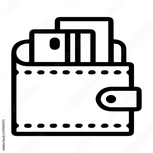 Wallet Icon Illustration
