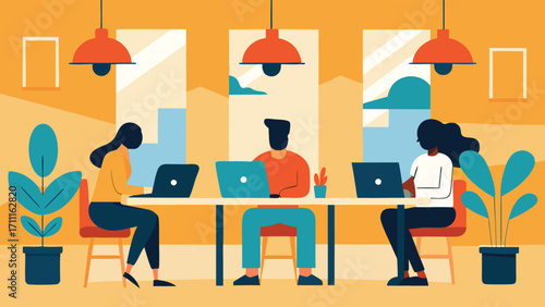 Modern berlin coworking office for young professionals