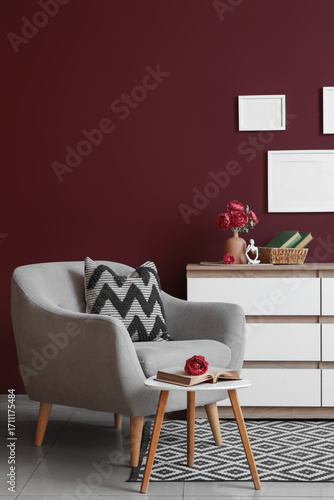 Interior of living room wit...