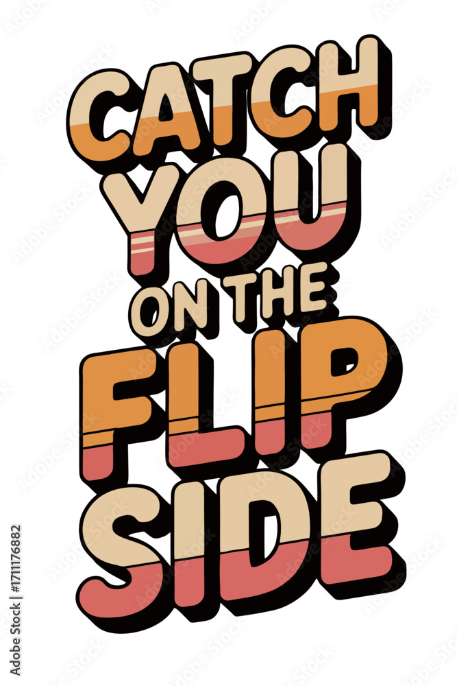 Fototapeta premium Retro Style Text Design 