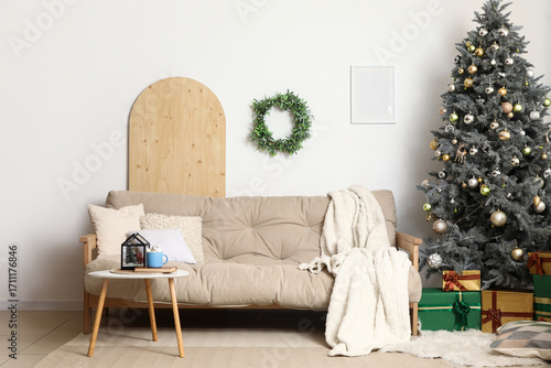 Interior of light living ro...