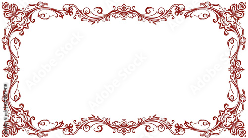 Vintage ornamental frame border decoration
