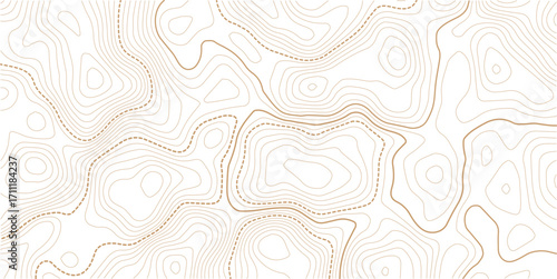 Abstract pattern with lines seamless pattern and topography map and counter map.