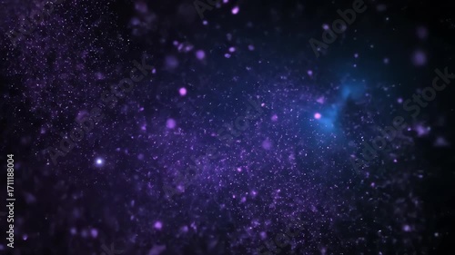 Wallpaper Mural Purple shining particles drift and disperse slowly in an ethereal, seamlessly looping cosmic dust cloud drift, celestial, glow Torontodigital.ca