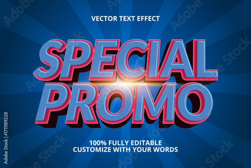 special promo editable text effect for sale