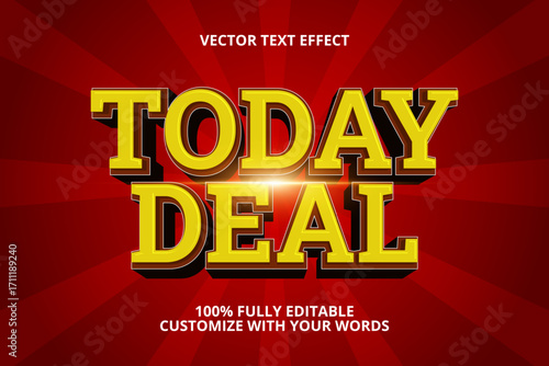 today deal editable text effect for sale