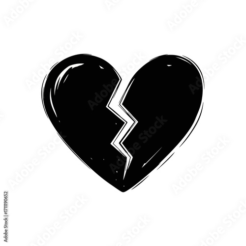 Cracked Heart A Symbol of Pain, Loss, and the Journey to Healing and Emotional Recovery