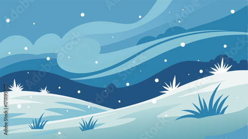 As the cold wind blows through the winter meadow it whips up flurries of snow creating a mesmerizing and dynamic scene. Its a reminder of natures power and beauty even in the midst