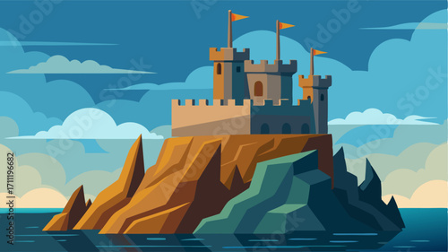 Hidden a the craggy cliffs and crashing waves lies a historic coastal fortress once a strategic stronghold that now offers breathtaking views to those who seek it out.