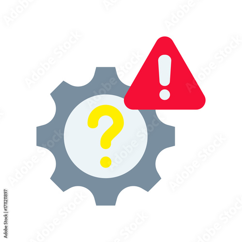 Issue flat icon
