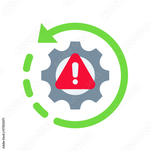 Recovery flat icon