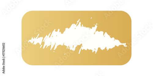 Golden scratch card surface with scraped texture. Shiny metallic scratchcard, lotto winner, money prize or sale coupon template isolated on white background. Eps10