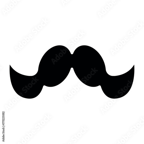 Lineal Mustache Icon Oktoberfest Style