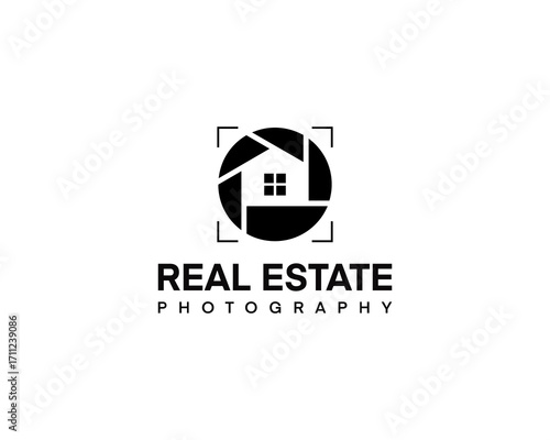 Real estate photography logo