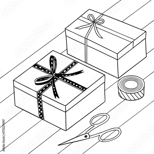 gift box vector illustration