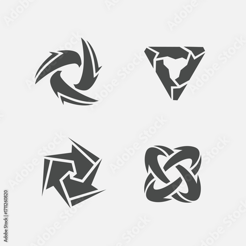 Swirl logo symbols