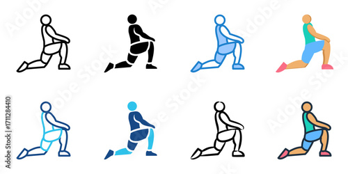 Cool Down icon set multiple style collection 
