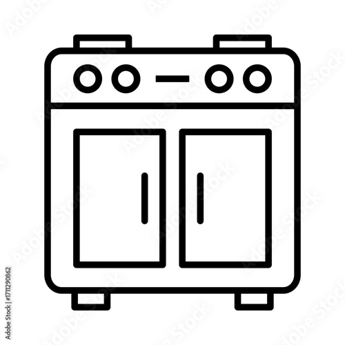 cooking range icon