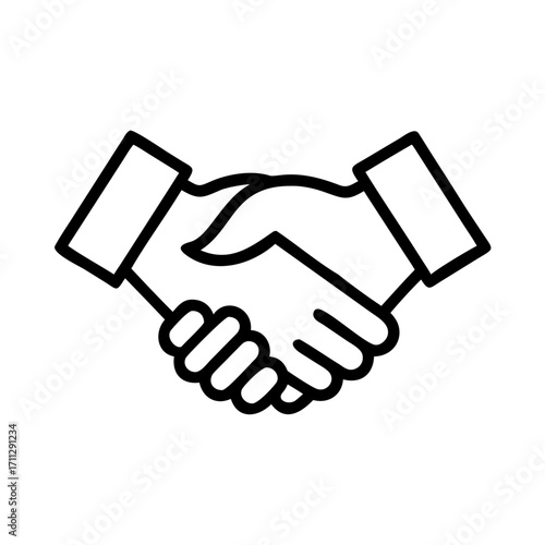 handshake vector illustration