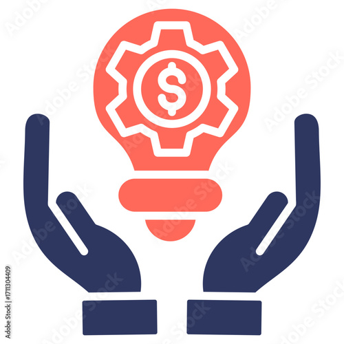 Business Innovation glyph color icon
