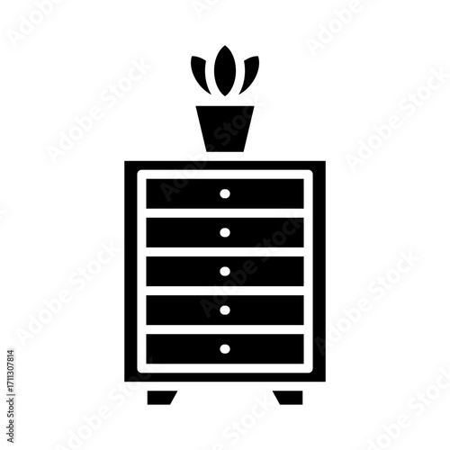 chest of drawers icon